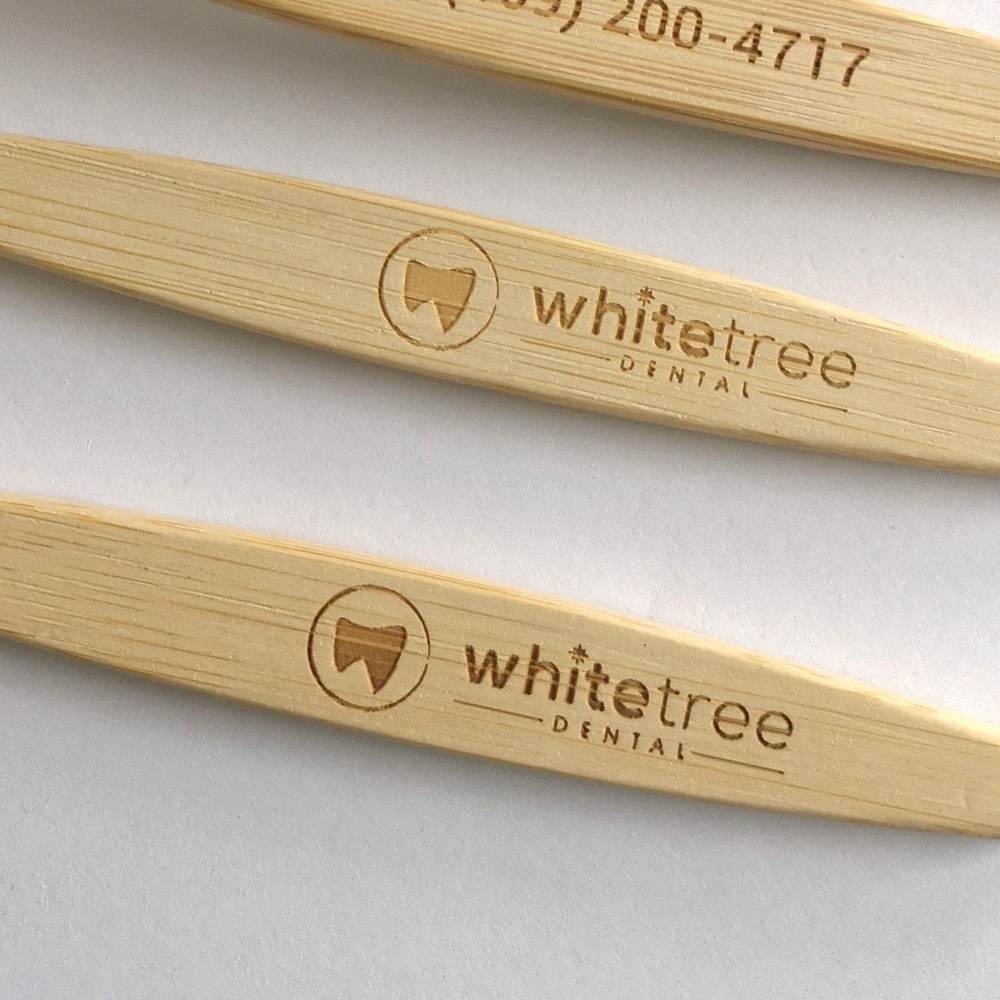 Customizable Toothbrushes Custom Engraved Bamboo Toothbrushes For Dentists - Zero Waste Cartel ...